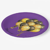 New Years Anniversary Party Pappteller (Schrägansicht)