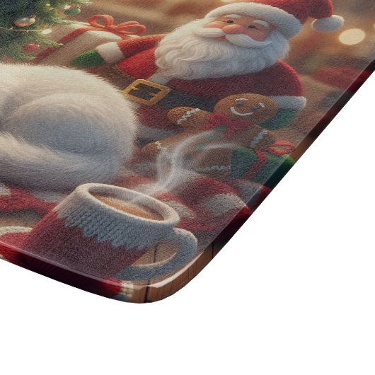 New Year's atmosphere Schneidebrett (Ecke)