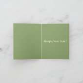 New Year's card Feiertagskarte (Innenseite)