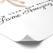 New Years Christian Coquette Faith New Beginnings  Poster (Ecke)