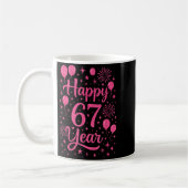 New Year's Eve 2026 Happy 67 Year Gen Z Funny Meme Kaffeetasse (Links)