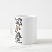 New Years Eve 2026 Trashed Panda Premium Kaffeetasse (Vorderseite Links)