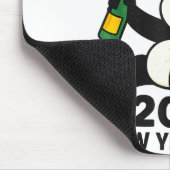 New Years Eve 2026 Trashed Panda Premium Mousepad (Ecke)