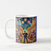 New Year's Eve Celebration El Año Viejo Kaffeetasse (Links)