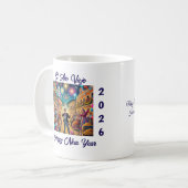 New Year's Eve Celebration El Año Viejo Kaffeetasse (Vorderseite Links)