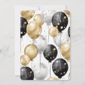 New Year's Eve Celebration Invitation Einladung (Rückseite)