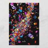 New Years Eve Fun Party Invitation Einladung (Rückseite)