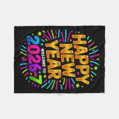 New Year's Eve Happy New Year 2026-7 Funny 67 Kids Fleecedecke (Vorderseite (Horizontal))