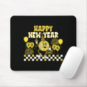 New Year's Eve Hello 2026 Happy New Year 2026 Disc Mousepad (Mit Mouse)