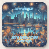 New Year's Eve in New York City Getränkeuntersetzer (Vorderseite)