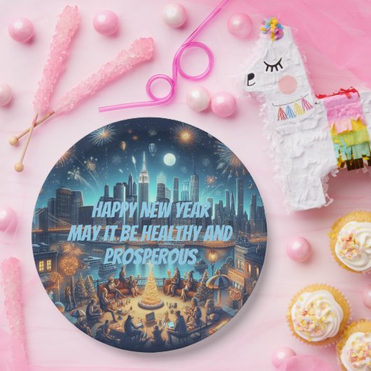 New Year's Eve in New York City Pappteller (Party)