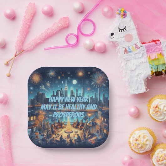 New Year's Eve in New York City Pappteller (Party)