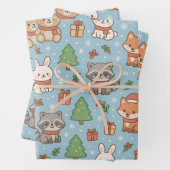 New Year's Eve in the forest Geschenkpapier Set (Beispiel)