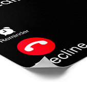 New Years Eve Is Calling Funny Happy New Year 2026 Poster (Ecke)