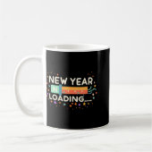 New Years Eve Loading Winter Holiday Greeting Fest Kaffeetasse (Links)