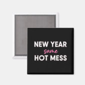 New Years Eve Outfits Women, Funny New Year Same M Magnet (Vorderseite/Rückseite)