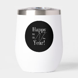 New Year's Eve Party Black and White Personalized