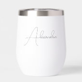 New Year's Eve Party Black and White Personalized (Rückseite)