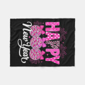 New Years Eve Party Countdown Happy New Year Firew Fleecedecke (Vorderseite (Horizontal))