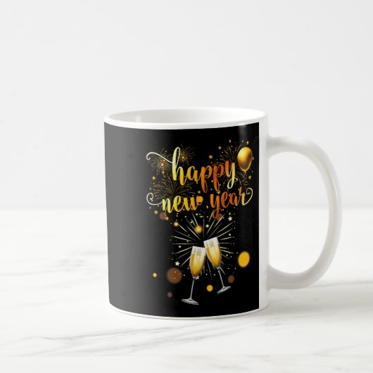 New Years Eve Party Supplies 2026 Happy New Year F Kaffeetasse (Rechts)