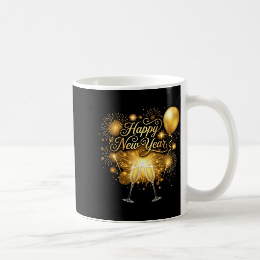 New Years Eve Party Supplies 2026 Happy New Year F Kaffeetasse (Rechts)