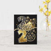 New Years Eve Party Supplies 2026 Happy New Year F Karte (Gelbe Blume)