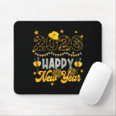 New Years Eve Party Supplies 2026 Happy New Year F Mousepad (Mit Mouse)