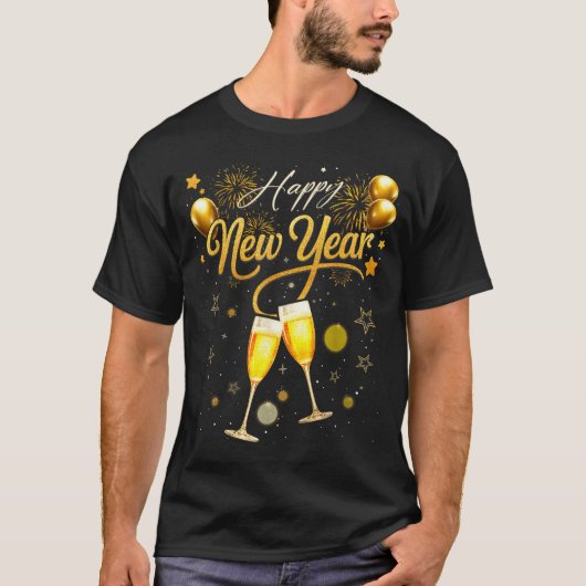 New Years Eve Party Supplies 2026 Happy New Year F T-Shirt (Vorderseite)