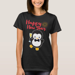 New Year's Eve Penguin - New Year's Eve Penguin T-Shirt