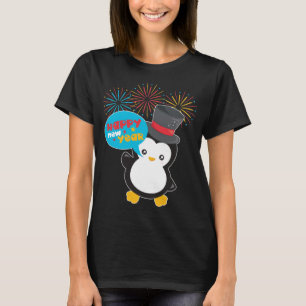 New Year's Eve Penguin - New Year's Eve Penguin T-Shirt