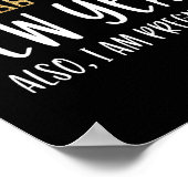 New Years Eve Pregnancy Announcement Also Im Pregn Poster (Ecke)