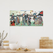 New Year's festival, Poster (Küche)