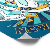 New Years Goose 2026 Celebration Fun  Poster (Ecke)