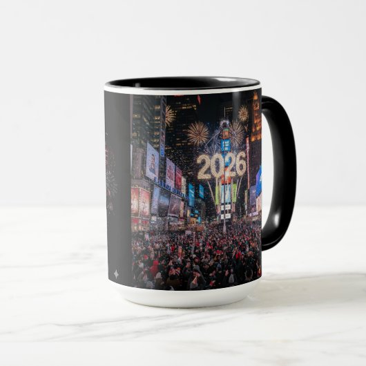 New Year's Men's Celebration Mug Tasse (VorderseiteRechts)