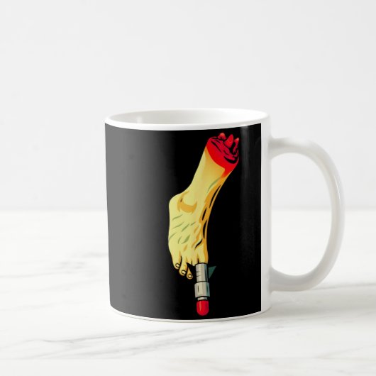 New Years Missile Toe Funny Mistletoe Holiday  Kaffeetasse (Rechts)