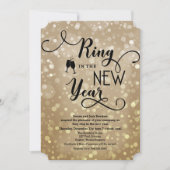 New Years NYE Party Einladung (Vorderseite)