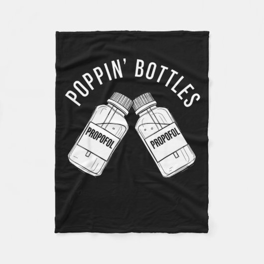 New Years Shirt, Nurse Png Bottles For The New Yea Fleecedecke (Vorderseite)