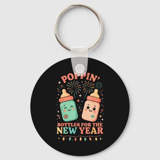 New Years Shirt, Nurse Png Bottles For The New Yea Schlüsselanhänger (Vorderseite)