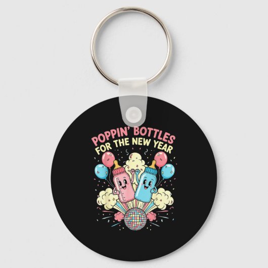 New Years Shirt, Nurse Png Bottles For The New Yea Schlüsselanhänger (Vorderseite)