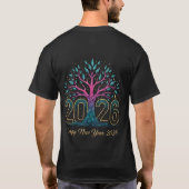 New Year's T-shirt 2026 | Crystal Wishing Tree (Rückseite)