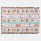 New Year's texture of fabric and packaging, bears Decke (Vorderseite)