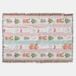 New Year's texture of fabric and packaging, bears Decke