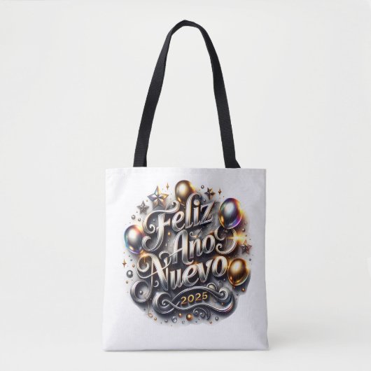 New Years Tote Bag Tasche (Vorderseite)