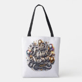 New Years Tote Bag Tasche (Rückseite)