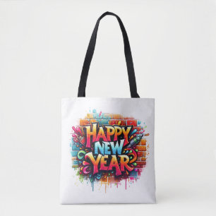 New Years Tote Bag Tasche