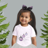 New Year's tree decorations Baby T-shirt