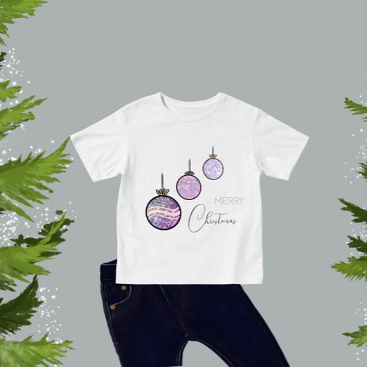 New Year's tree decorations Baby T-shirt