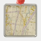 New York 10 Silbernes Ornament (Vorne)