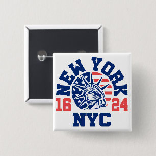 New York 1624 Button
