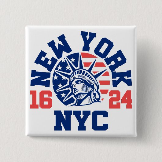 New York 1624 Button (Vorderseite)